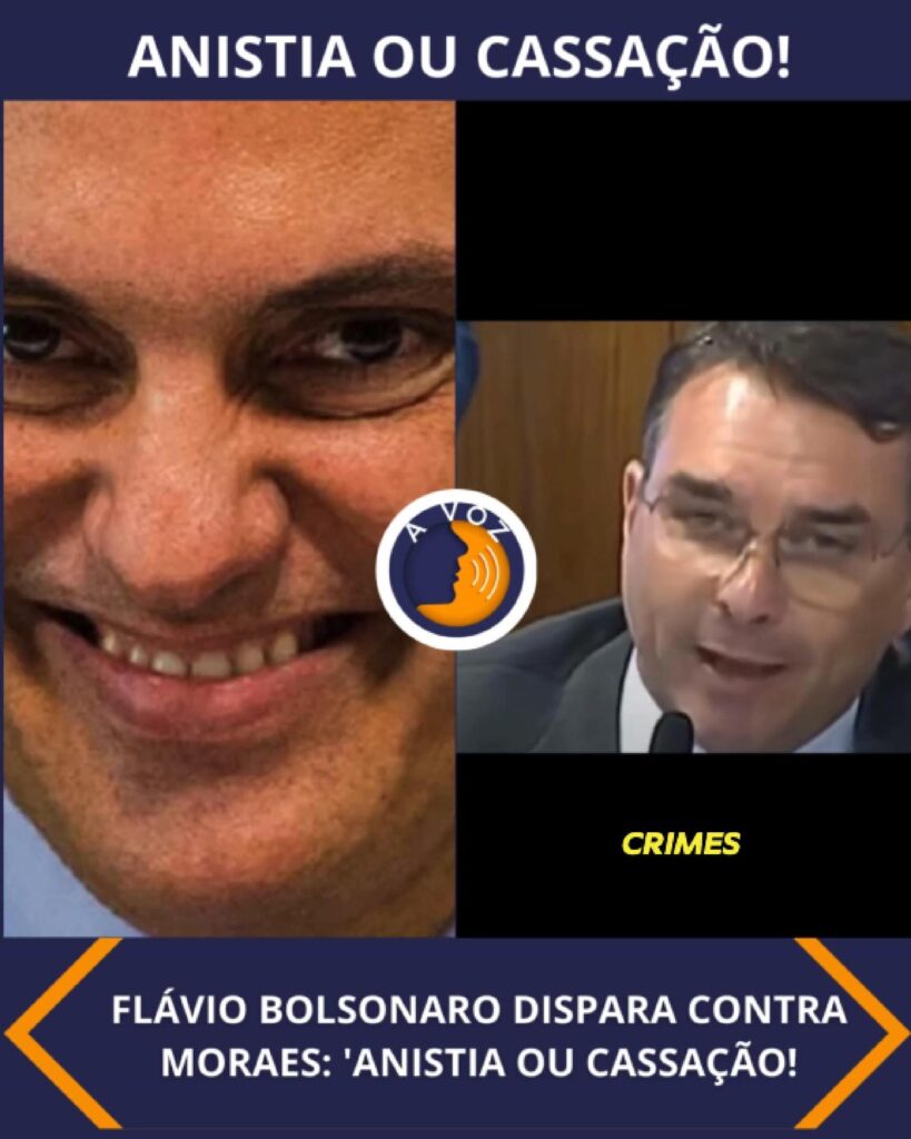 Flávio Bolsonaro dispara contra Moraes 'Anist-Cover
